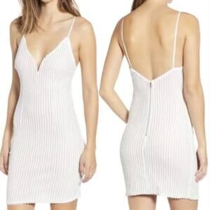 NWT Tiger Mist. Women's Sequin Tiffany Dress White Size S